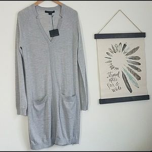 Skull Cashmere Sweater Dress